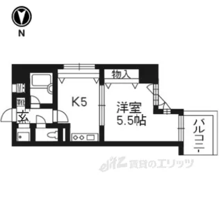 ライオンズマンション四条堀川第二【8階】の間取り
