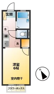 第IIIAIコーポ【1階】の間取り