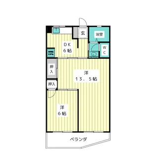 京源ハイツ【3階】の間取り