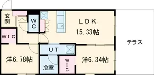 ピオネロ恵庭IV【1階】の間取り