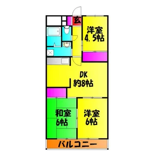 T’s garden蕨II【5階】の間取り