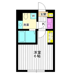 東京都練馬区貫井2【アパート】の間取り