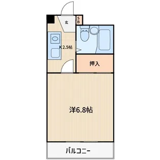 メゾンド西青木【2階】の間取り