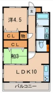 柏木マンション【1階】の間取り