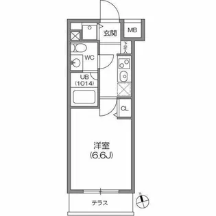 ガーラプレイス八幡山壱番館【1階】の間取り