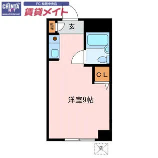 シティハウス松阪【2階】の間取り