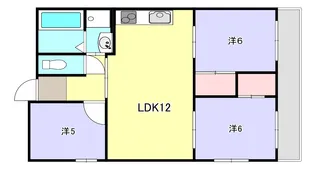 ふたばハイツ【2階】の間取り