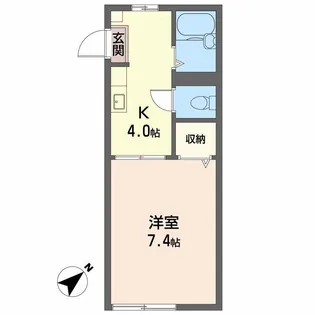 シャーメゾン東山 B棟【1階】の間取り