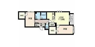 桜森テラス【1階】の間取り