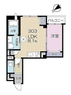 グレース マルニIII【3階】の間取り