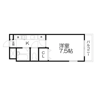 レジデンス芙美【3階】の間取り