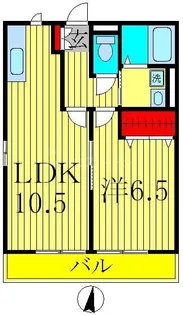 モデラート【1階】の間取り