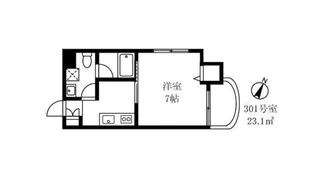 東京都大田区東雪谷2【マンション】の間取り