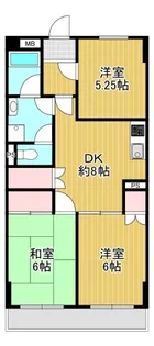 GSハイム越谷【6階】の間取り