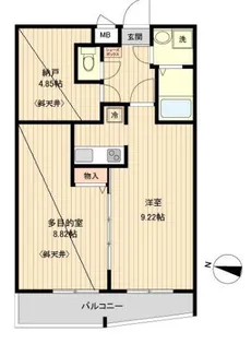 アーバハイツ扇大橋【5階】の間取り