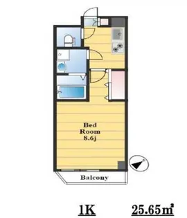 ルネサンスコート三軒茶屋GARDEN【1階】の間取り