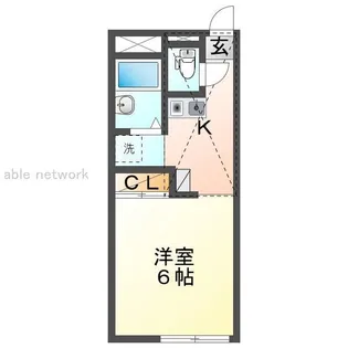 ルーチェI【1階】の間取り