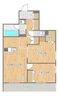 エトワールヴァリ プリミエ【4階】の間取り