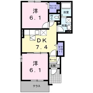 ル・ノンブリ.MIFF II【1階】の間取り
