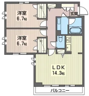 マロンメゾン【3階】の間取り