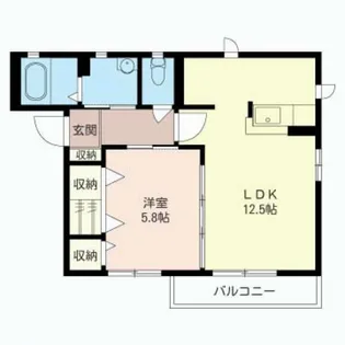 レオ・ハナI【2階】の間取り