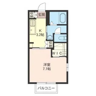 Dior A棟【1階】の間取り