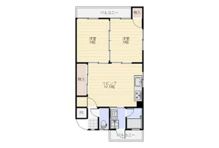 パルコパールII【1階】の間取り