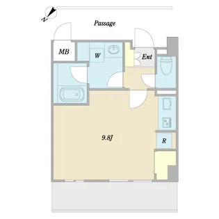 ダイニチ船堀ビル【5階】の間取り