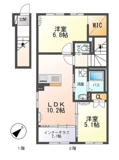 ラヴェルナ【2階】の間取り