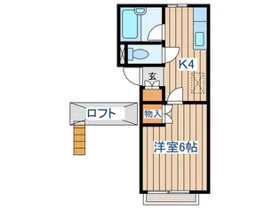Cubby2番館【2階】の間取り