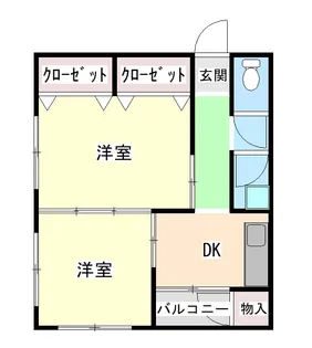 ラウル中津瀬【3階】の間取り