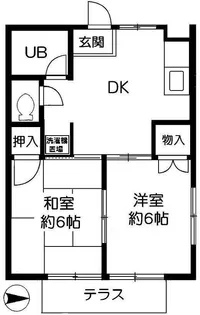 サマックスメゾン中村C【1階】の間取り