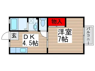 フレンドリーハウスA【1階】の間取り