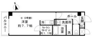 レッドウィング【4階】の間取り