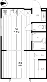 フラットN【1階】の間取り