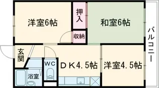 エビスコーポ【3階】の間取り