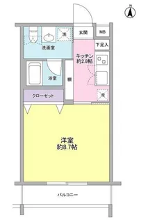 ノーブ新百合【3階】の間取り