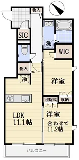 Laule’a Court(ラウレア コート)【2階】の間取り