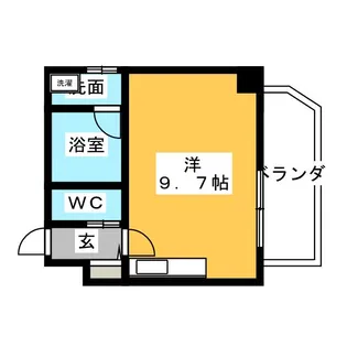 Sun State上飯田【6階】の間取り