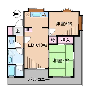 ナイスアーバン日吉【2階】の間取り