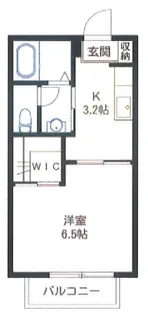 ソレイユ・ルヴァン【2階】の間取り