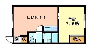 リブワシントン【2階】の間取り