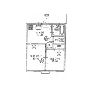 しまハイツ【2階】の間取り