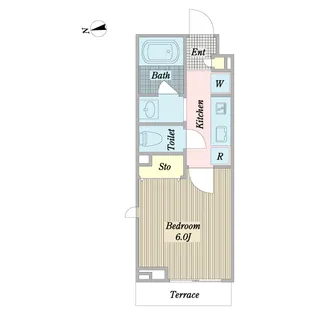 ナンハウス【1階】の間取り