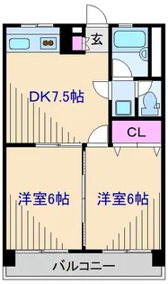 茅野第1マンション【4階】の間取り