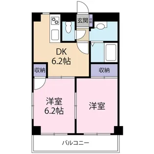 ファミール北浦和【2階】の間取り