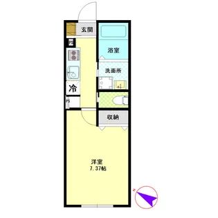 ラプリオ経堂【2階】の間取り