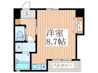 第6アルレ堀之内【1階】の間取り