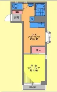 グランシャリオ中馬込【3階】の間取り