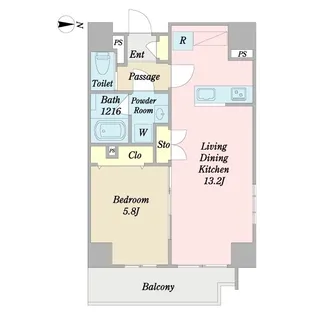 Ortensia~オルタンシア~【6階】の間取り